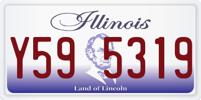 IL license plate Y595319