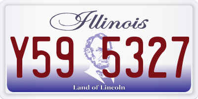 IL license plate Y595327