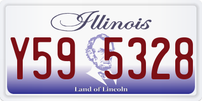 IL license plate Y595328