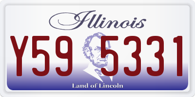 IL license plate Y595331