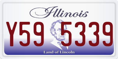 IL license plate Y595339