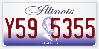 IL license plate Y595355