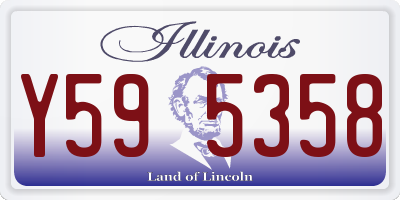 IL license plate Y595358