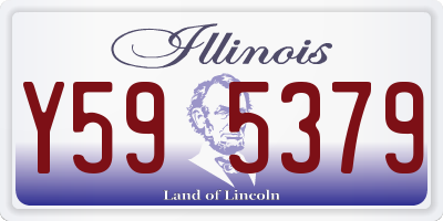 IL license plate Y595379