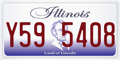 IL license plate Y595408