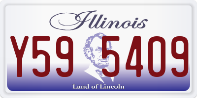 IL license plate Y595409