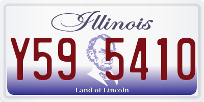 IL license plate Y595410