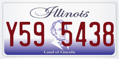 IL license plate Y595438