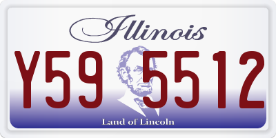 IL license plate Y595512
