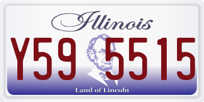 IL license plate Y595515