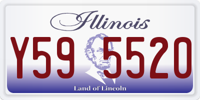 IL license plate Y595520