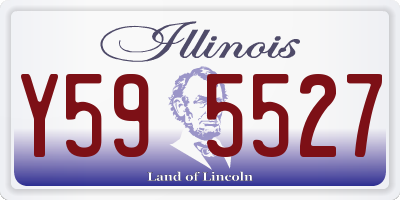 IL license plate Y595527