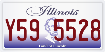 IL license plate Y595528