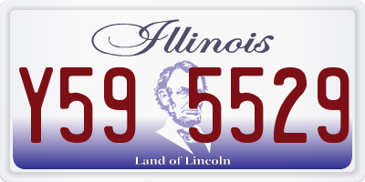 IL license plate Y595529