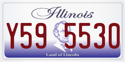 IL license plate Y595530