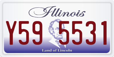 IL license plate Y595531