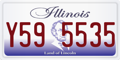 IL license plate Y595535