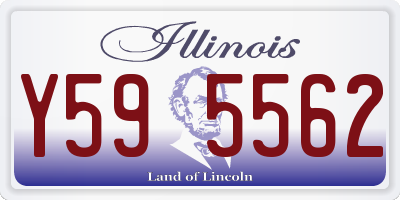 IL license plate Y595562