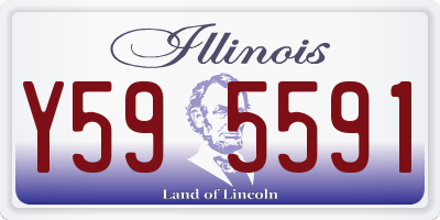 IL license plate Y595591