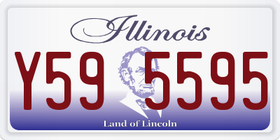 IL license plate Y595595
