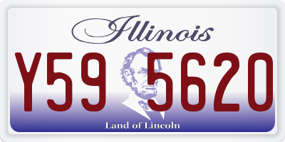 IL license plate Y595620
