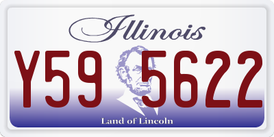 IL license plate Y595622