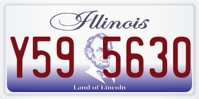IL license plate Y595630