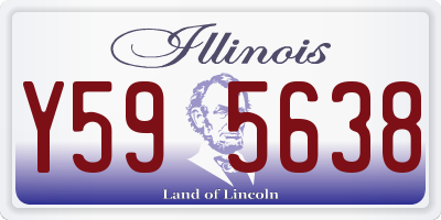 IL license plate Y595638