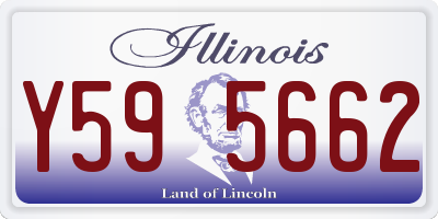 IL license plate Y595662