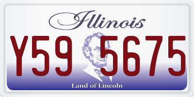 IL license plate Y595675