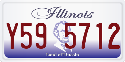 IL license plate Y595712