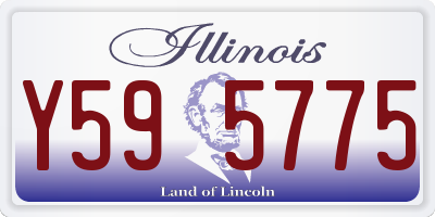 IL license plate Y595775