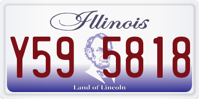 IL license plate Y595818