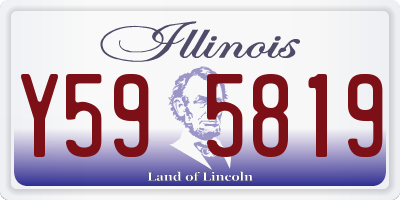 IL license plate Y595819
