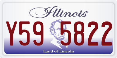 IL license plate Y595822