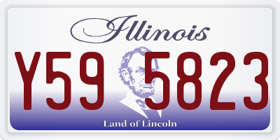 IL license plate Y595823