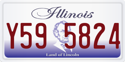 IL license plate Y595824