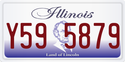 IL license plate Y595879