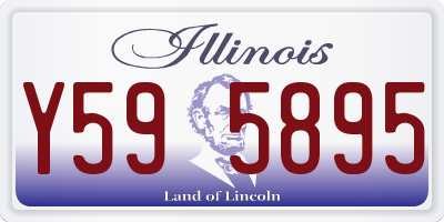 IL license plate Y595895