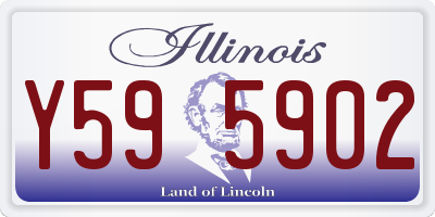 IL license plate Y595902