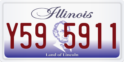 IL license plate Y595911