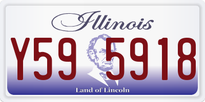 IL license plate Y595918
