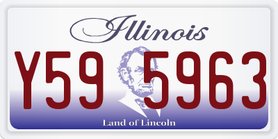 IL license plate Y595963