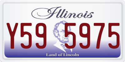IL license plate Y595975