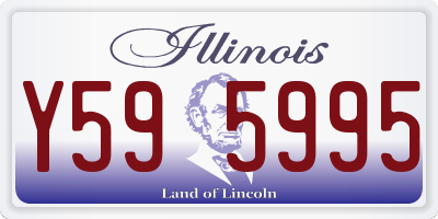 IL license plate Y595995