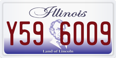 IL license plate Y596009