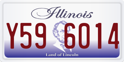 IL license plate Y596014