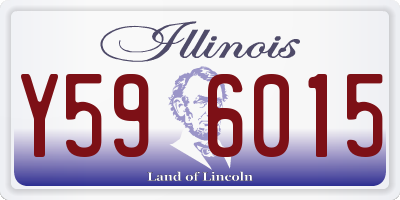IL license plate Y596015