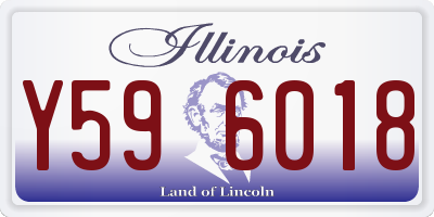 IL license plate Y596018