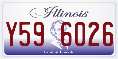 IL license plate Y596026